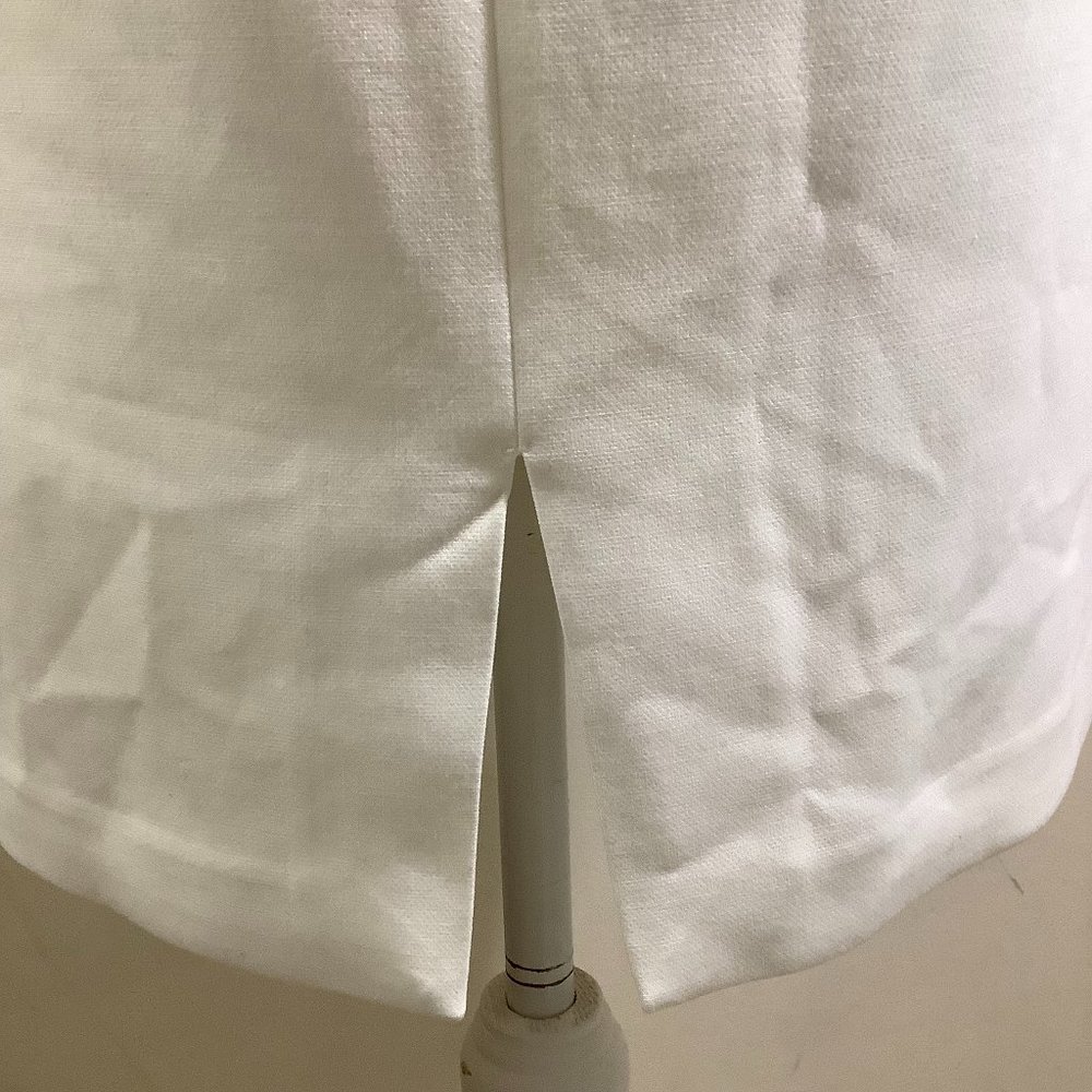 BCBGMAXAZRIA Off-White Paola Tassels Trim Blazer Long Size XXS - Picture 8 of 15